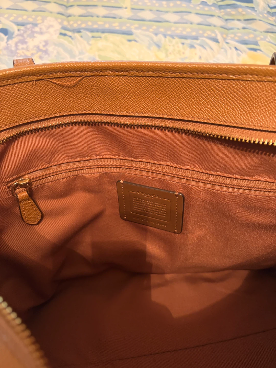Coach Brown Leather Tote Bag - photo 3