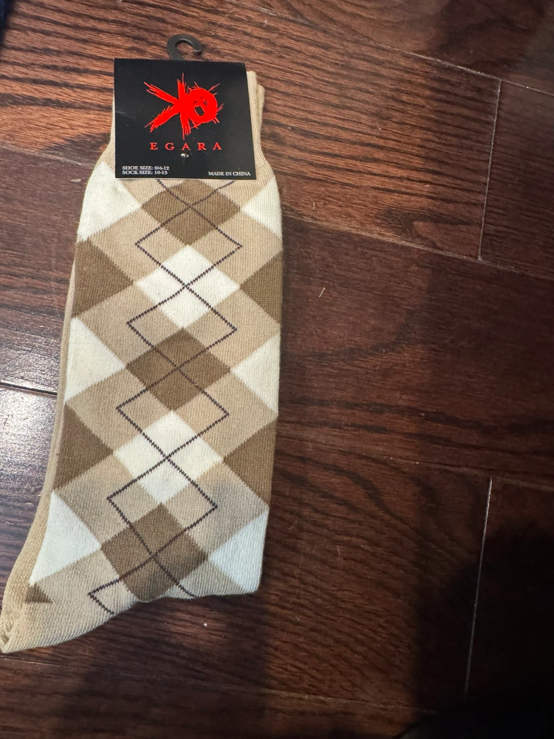 EGARA Argyle Pattern Dress Socks