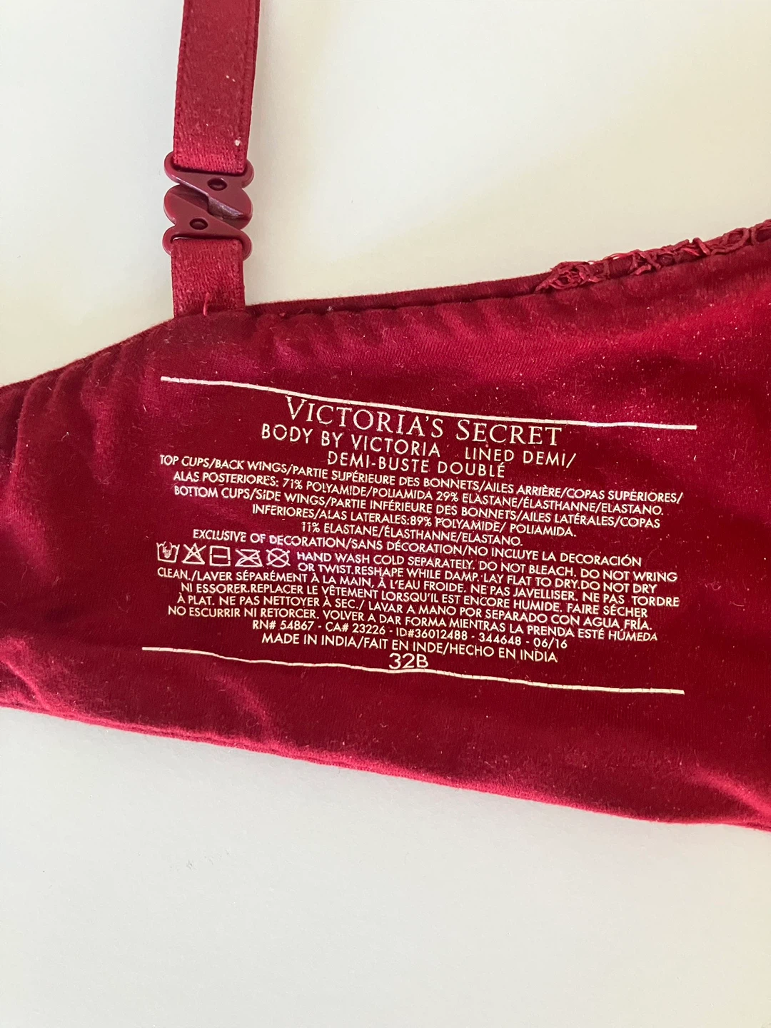 Victoria's Secret Burgundy Lace Bra & Panty Set - photo 5
