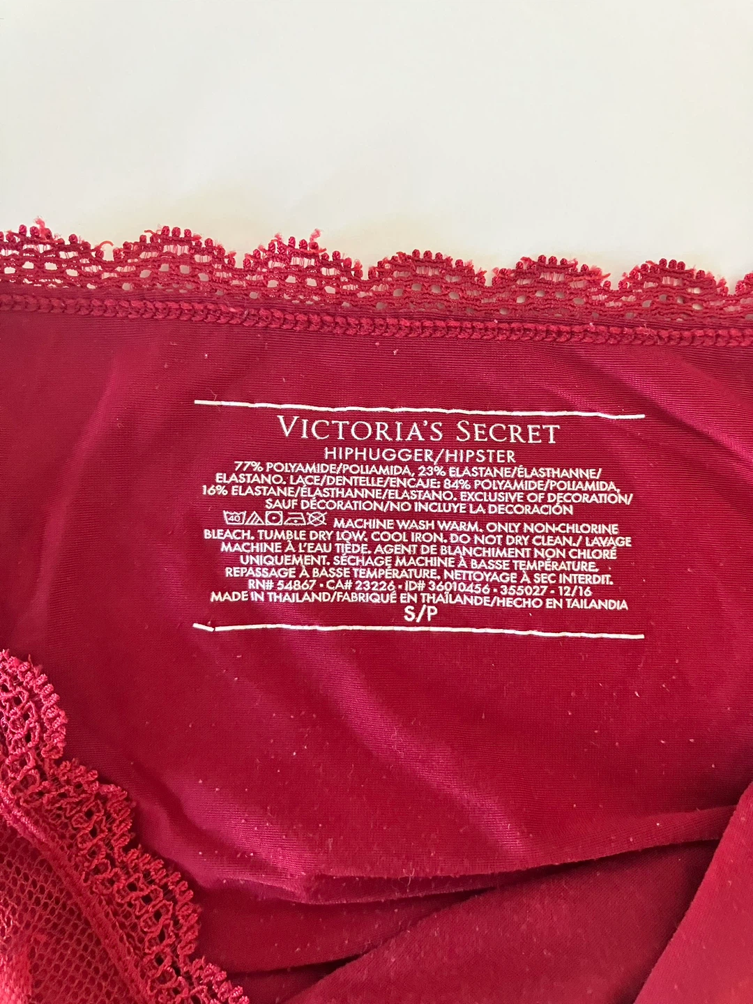 Victoria's Secret Burgundy Lace Bra & Panty Set - photo 3
