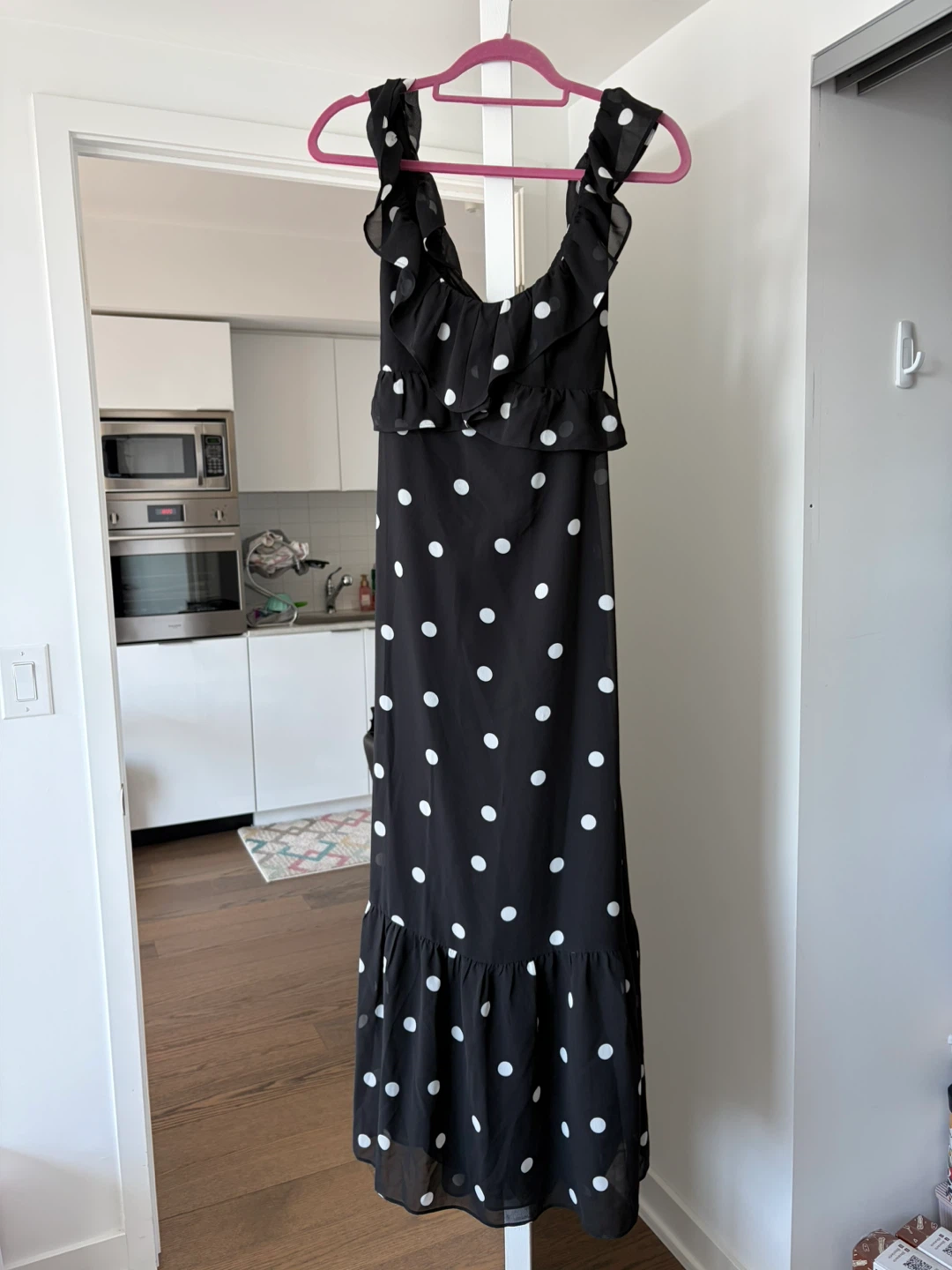 BRAND NEW RW And Co Black Polka Dot Small - photo 2