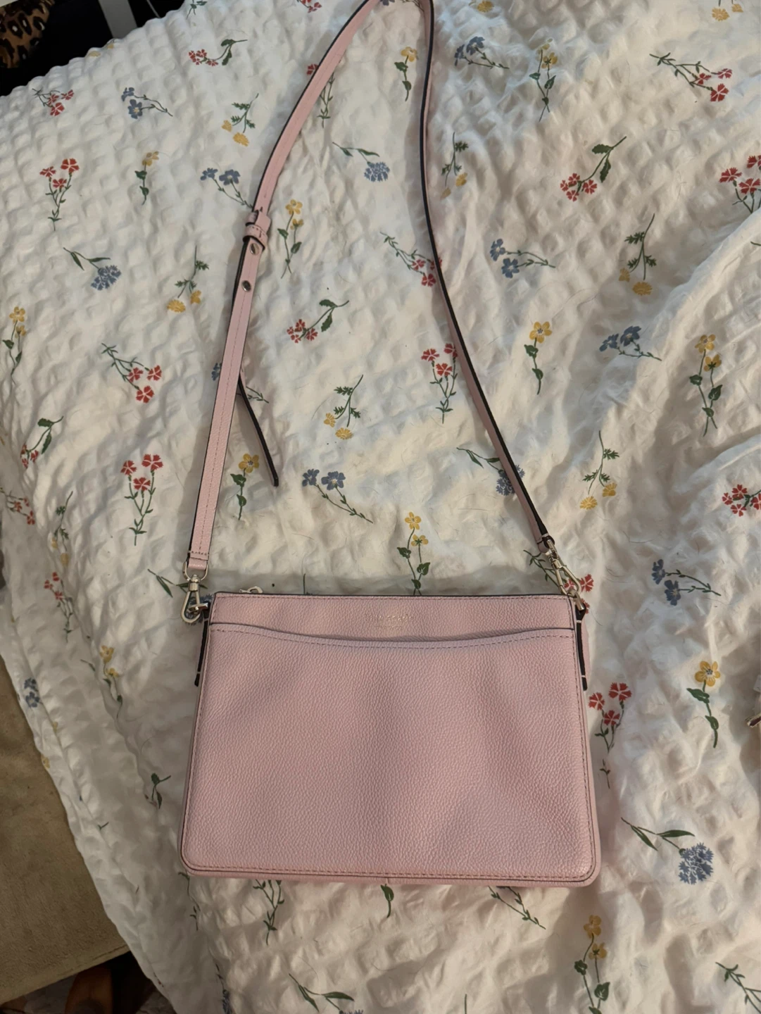 Kate Spade Pink Leather Crossbody Bag