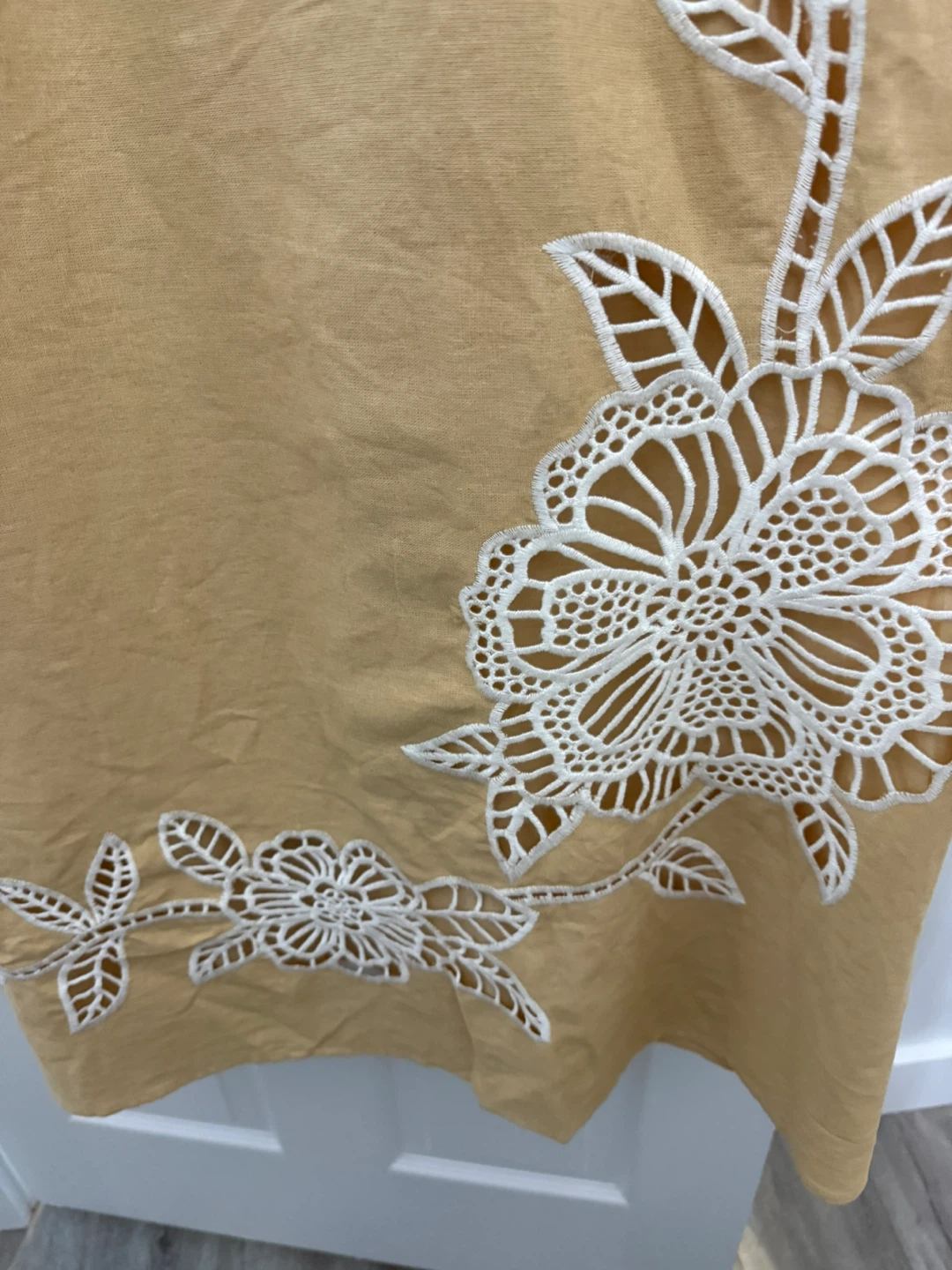 Caroline Constas  Farm Linen Dress Rio S Embroidered - photo 5