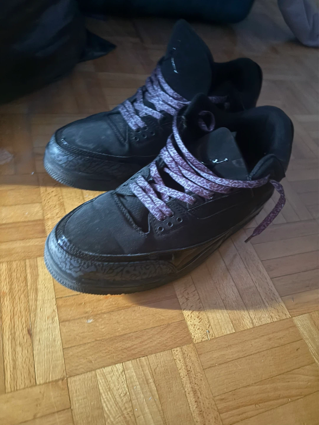Air Jordan 3 Black Sneakers