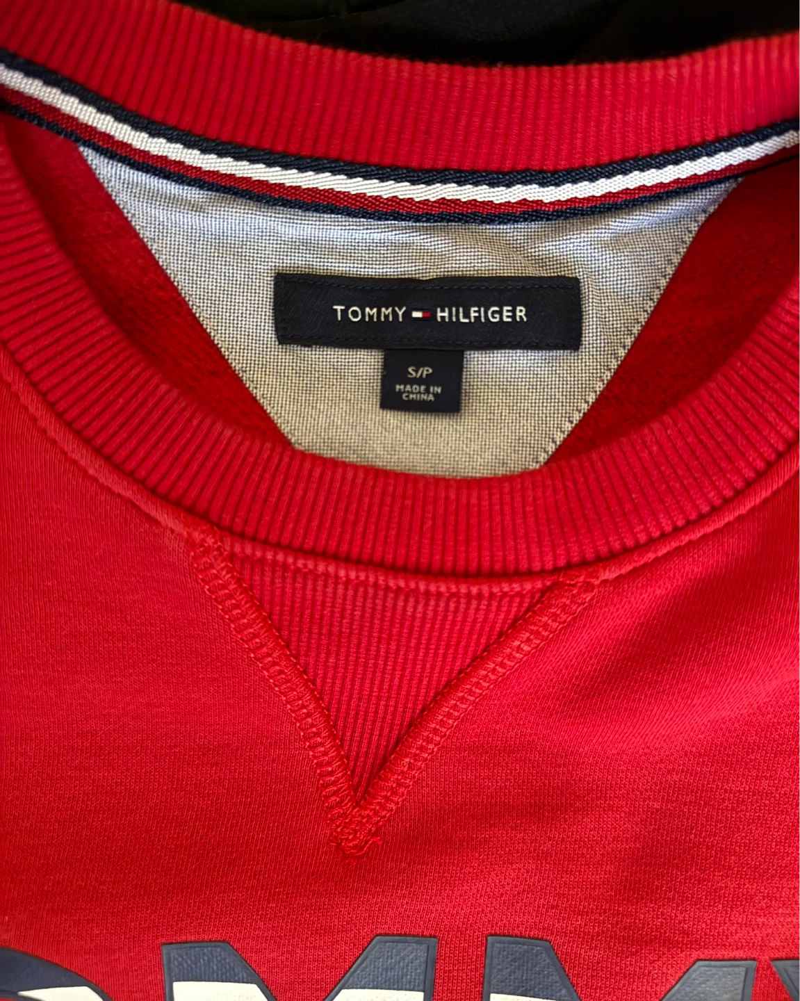 Tommy Hilfiger Red Crewneck Sweater - photo 2