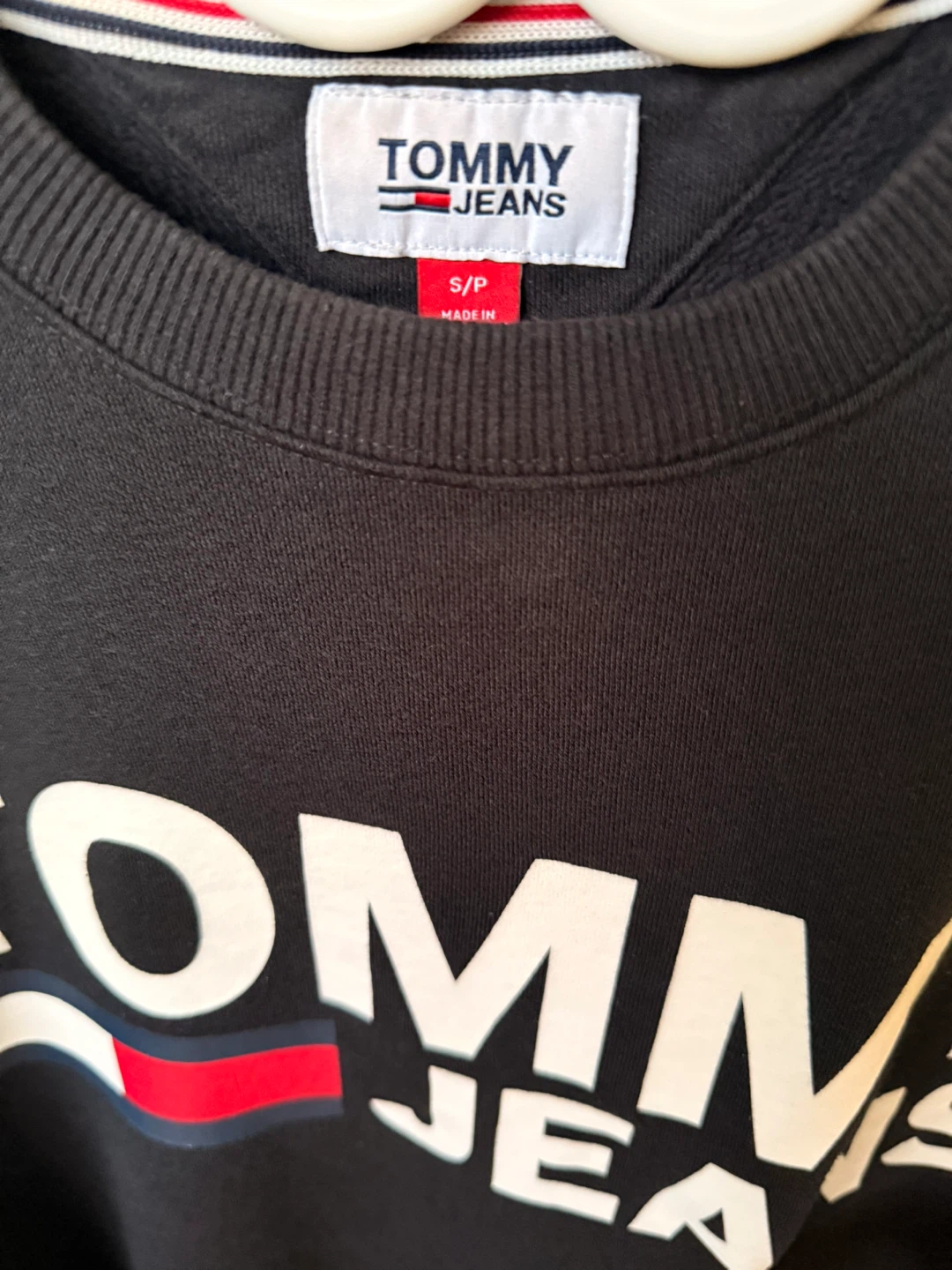 Tommy Jeans Black Crewneck Sweatshirt - photo 2