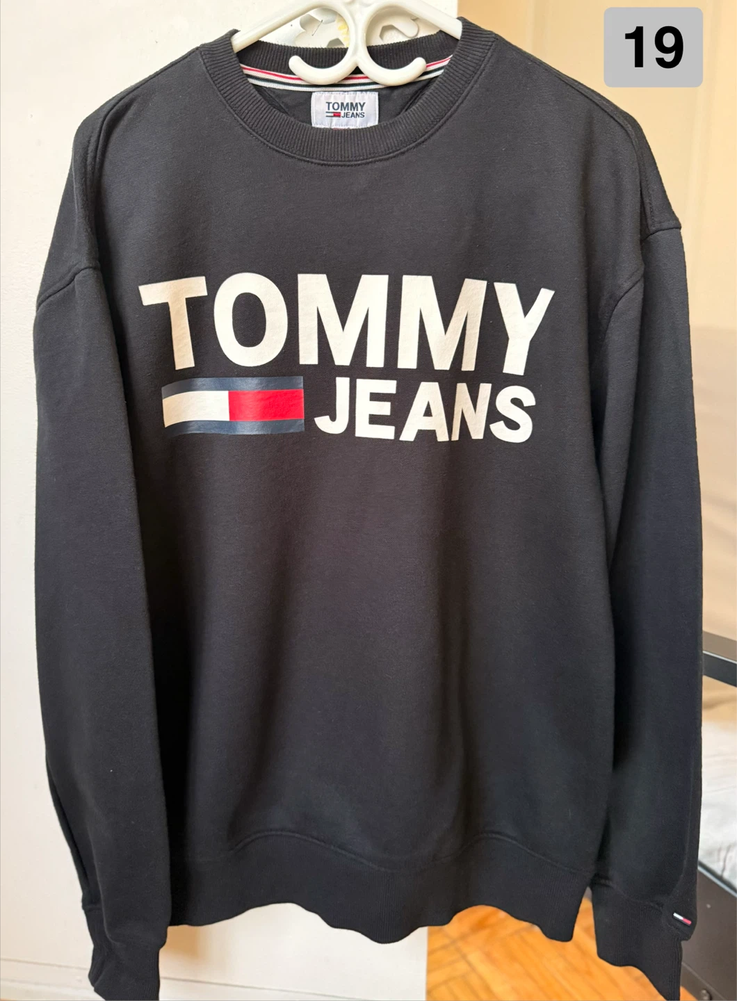 Tommy Jeans Black Crewneck Sweatshirt