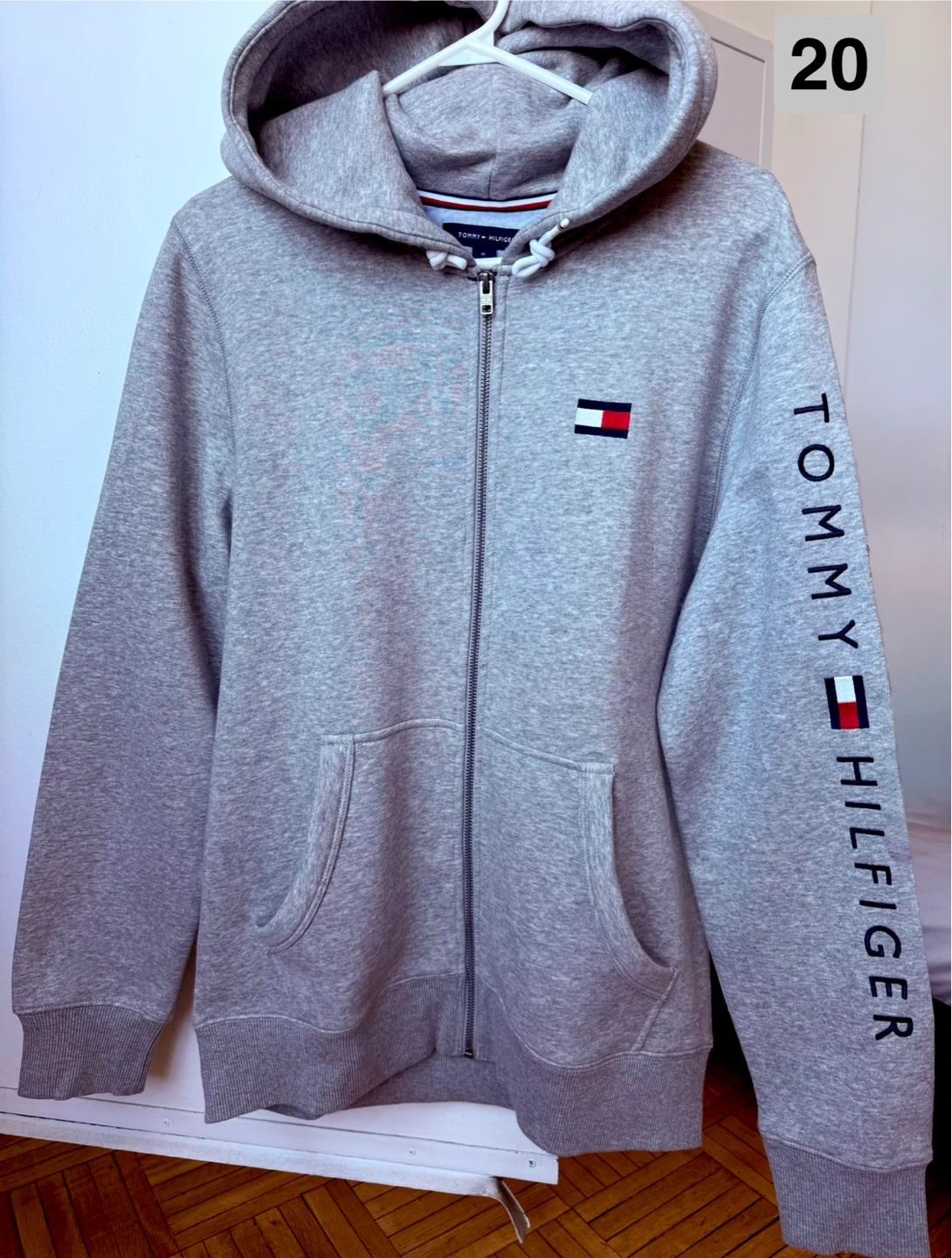 Tommy Hilfiger Grey Zip-Up Hoodie