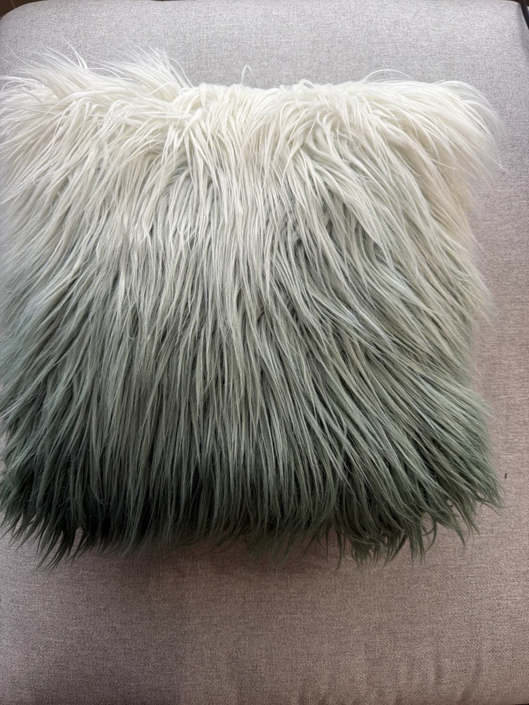 Faux Fur Throw Pillow