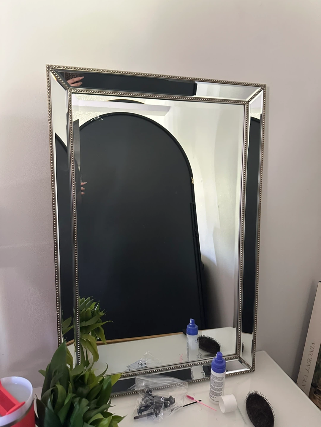Beaded Frame Mirror