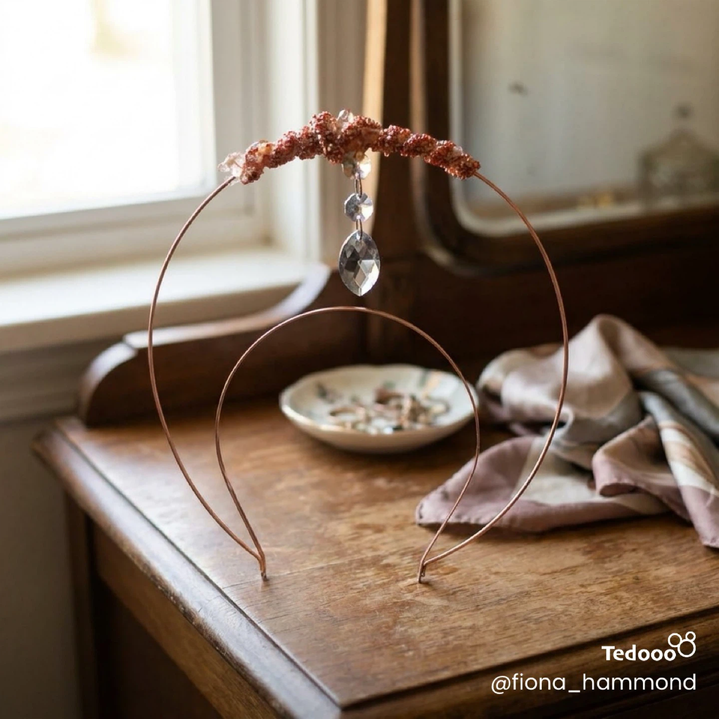 Crystal Beaded Headband - photo 2