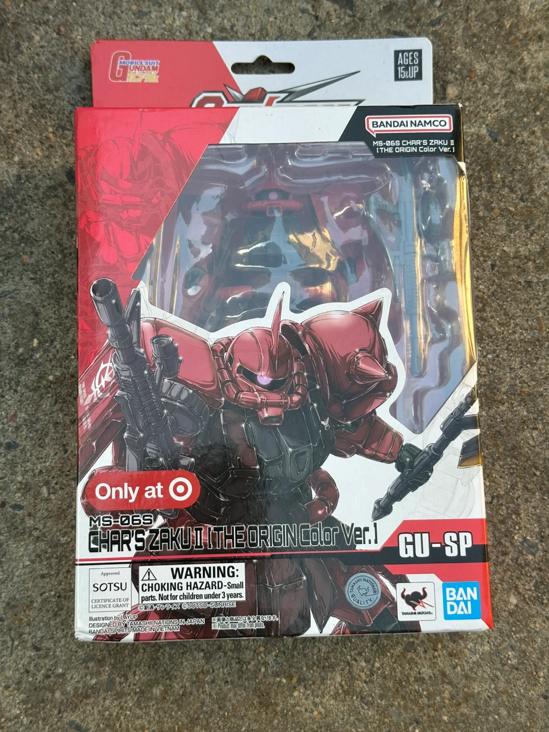 Bandai Namco MS-06S Char's Zaku II The Origin Color Ver. 1