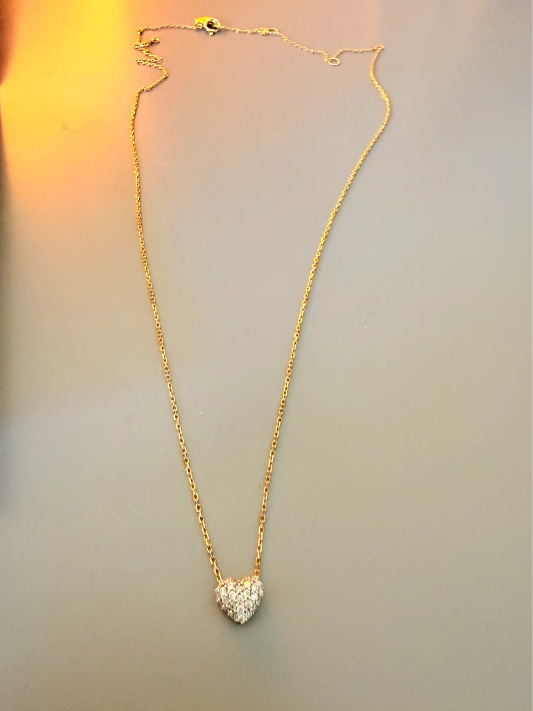 Michael Hill - yellow gold necklace with diamonds - photo 5