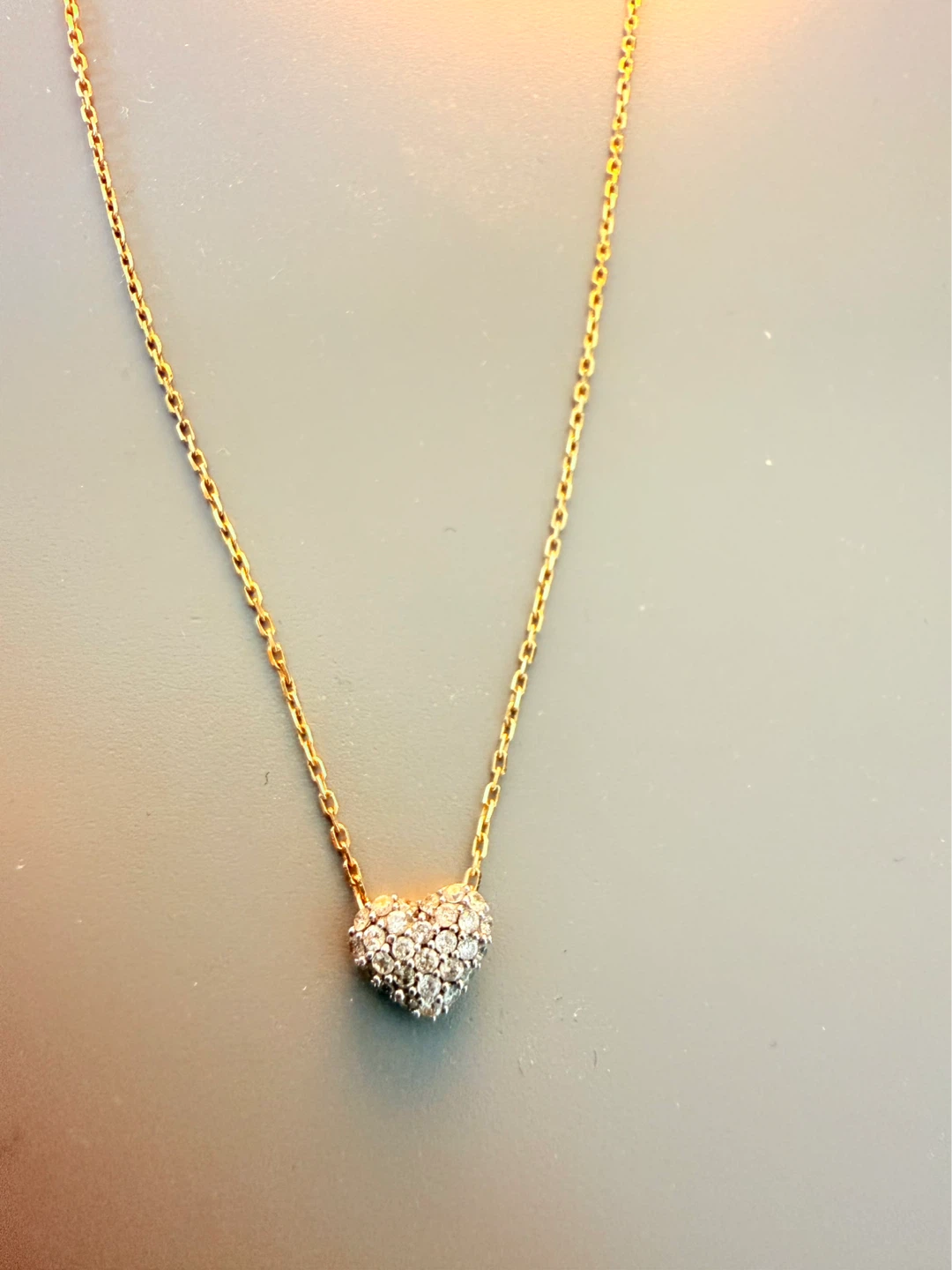 Michael Hill - yellow gold necklace with diamonds