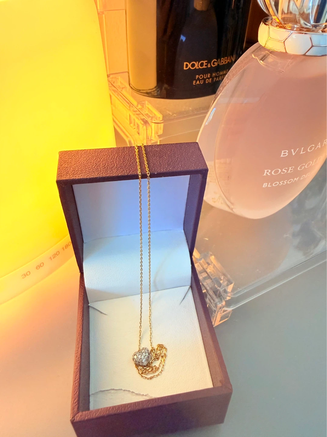 Michael Hill - yellow gold necklace with diamonds - photo 3