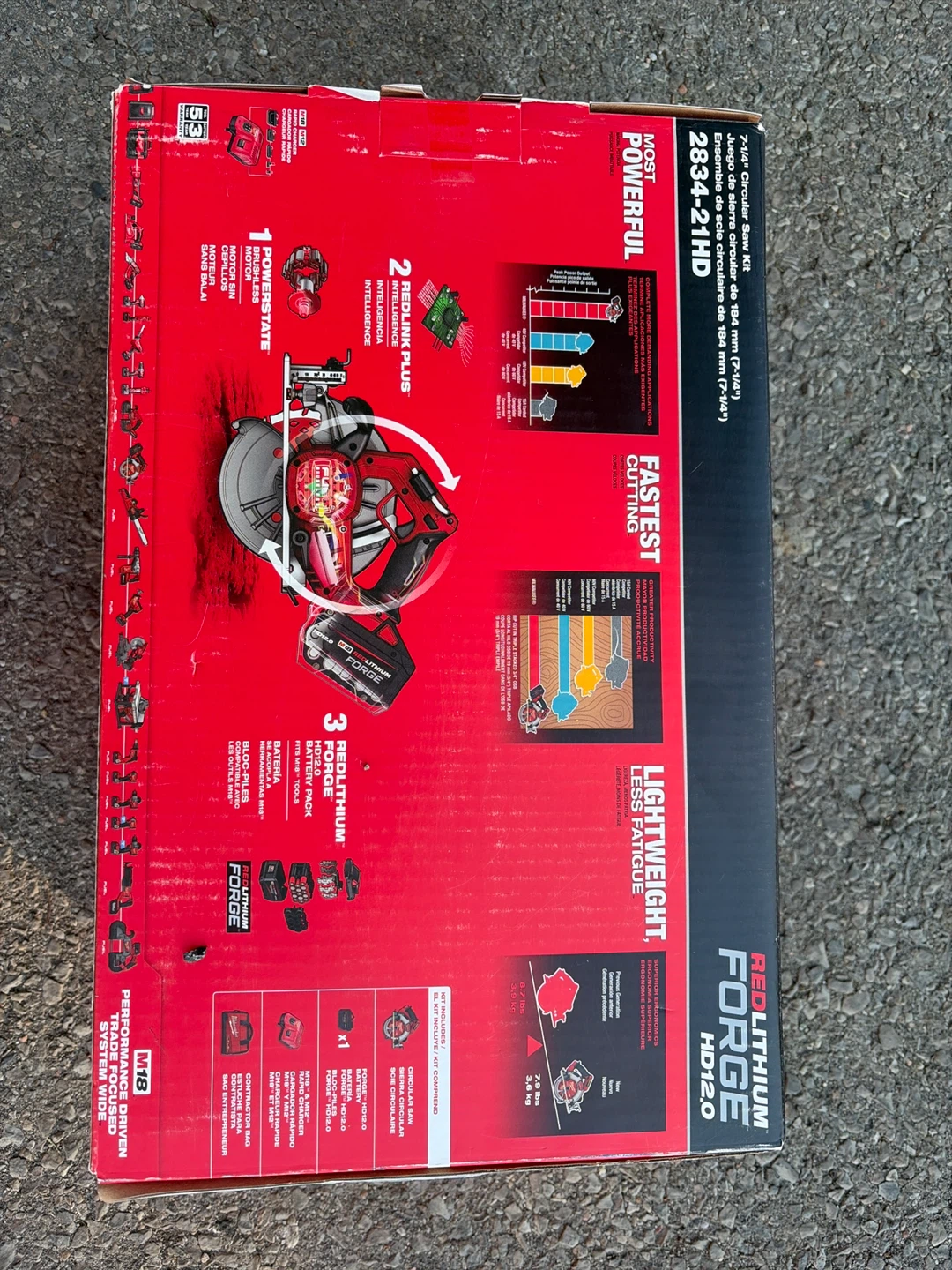 Milwaukee M18 FUEL Circular Saw Kit 2834-21HD - photo 3
