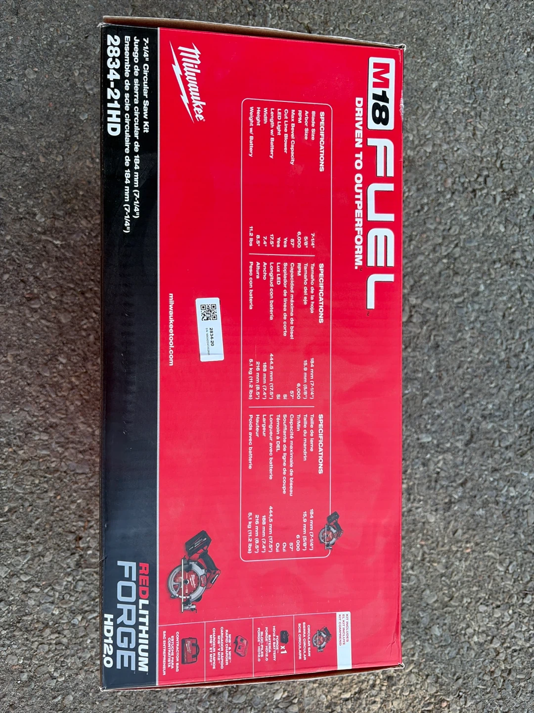 Milwaukee M18 FUEL Circular Saw Kit 2834-21HD - photo 2