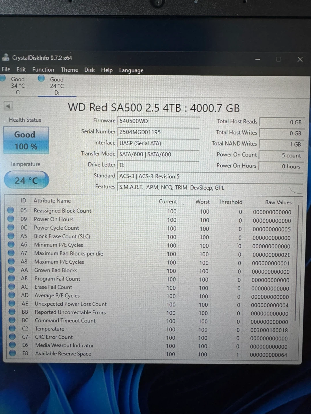 WD SA500 SSD 4TB NAS - photo 3