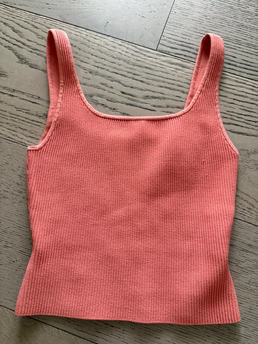 BABATON Coral Ribbed Tank Top Size M