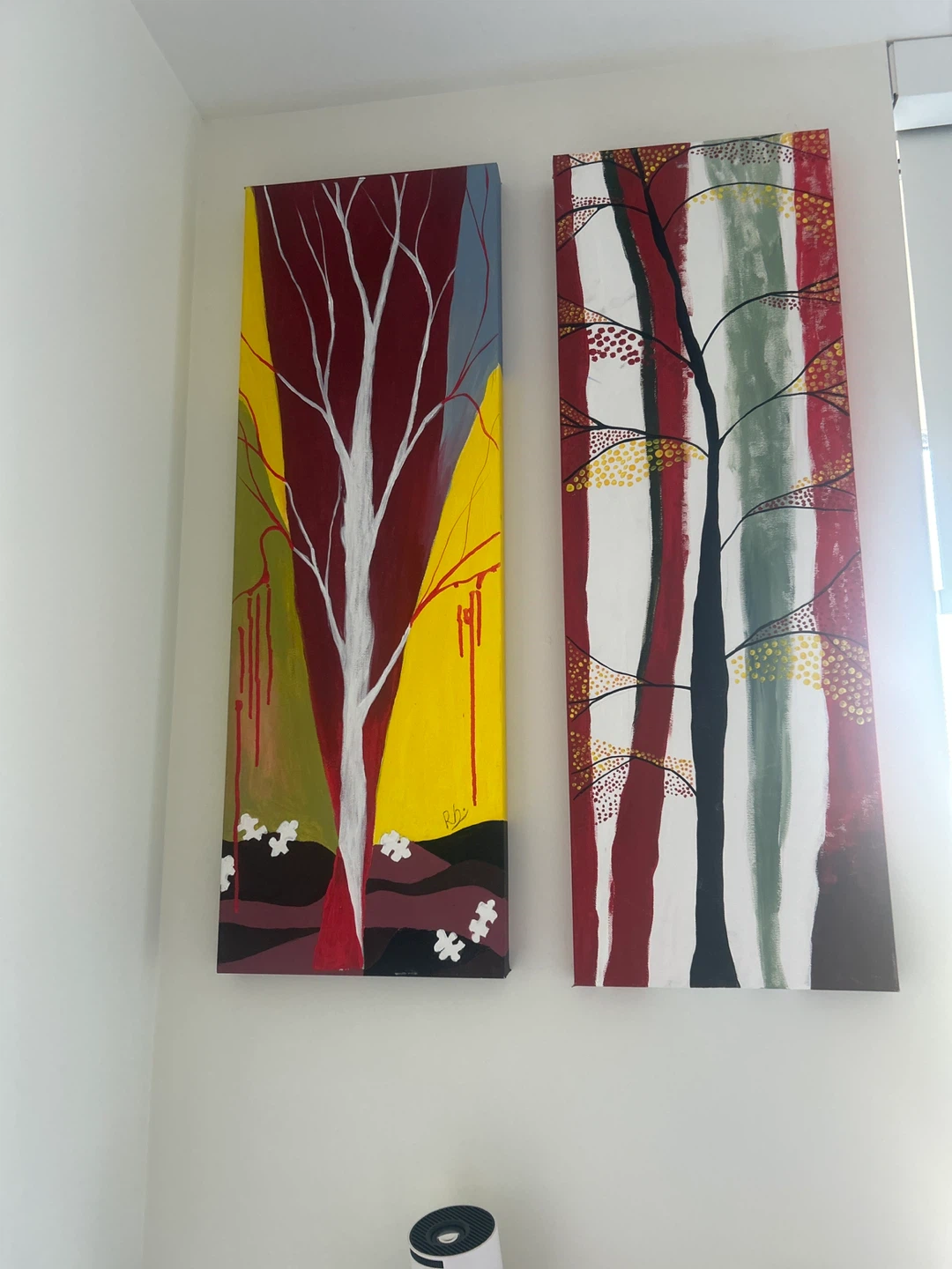 Set of 2 Modern Tree Canvas Art Prints - photo 2