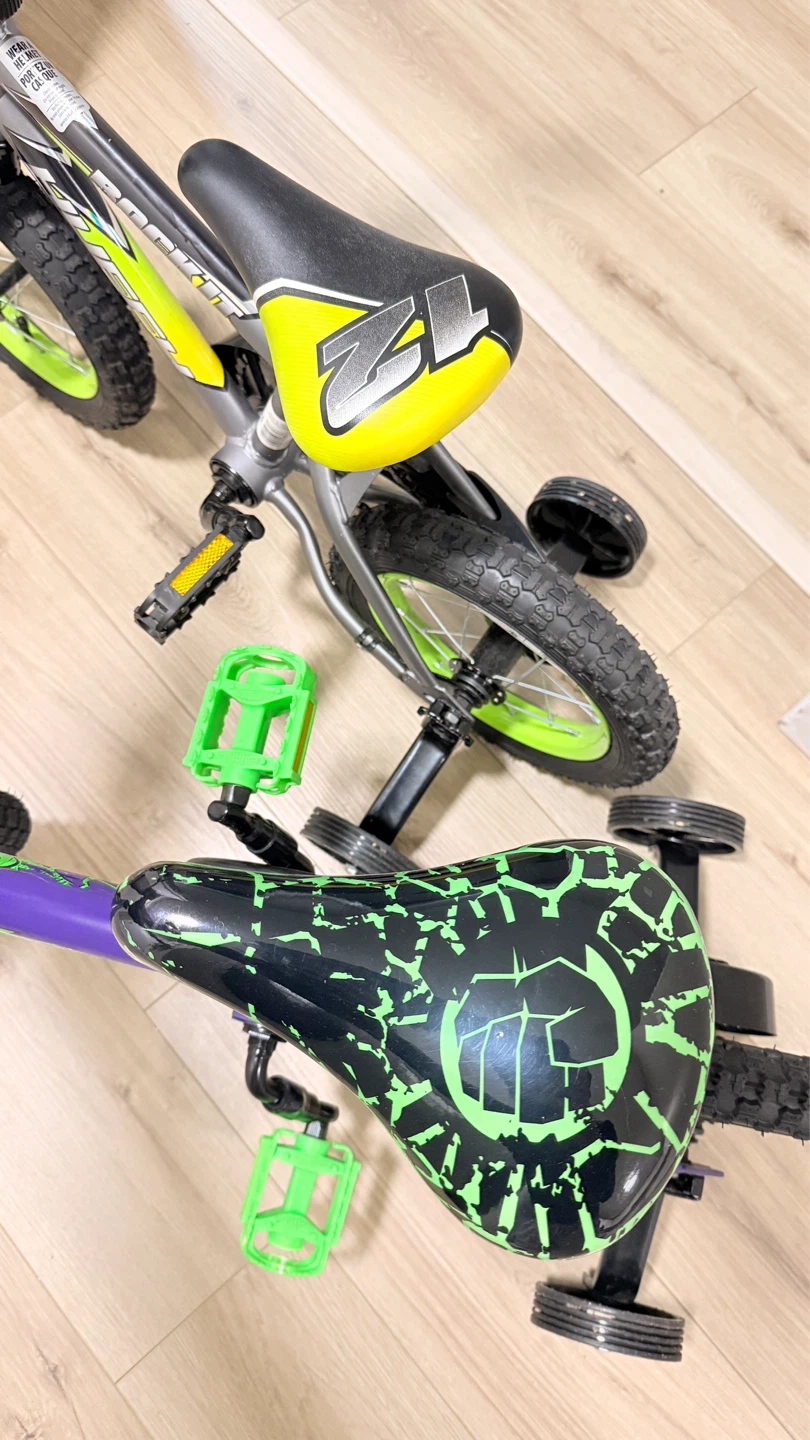 Kids 12" Bicycle and one more bicycle