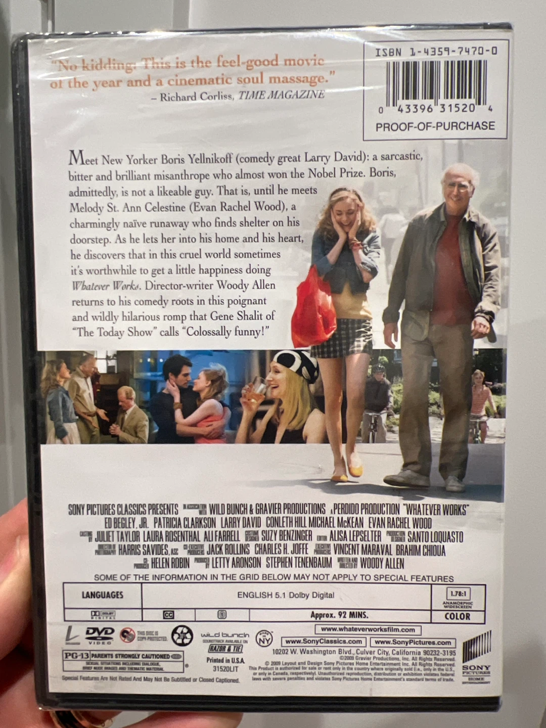 Whatever Works DVD Sealed - photo 2