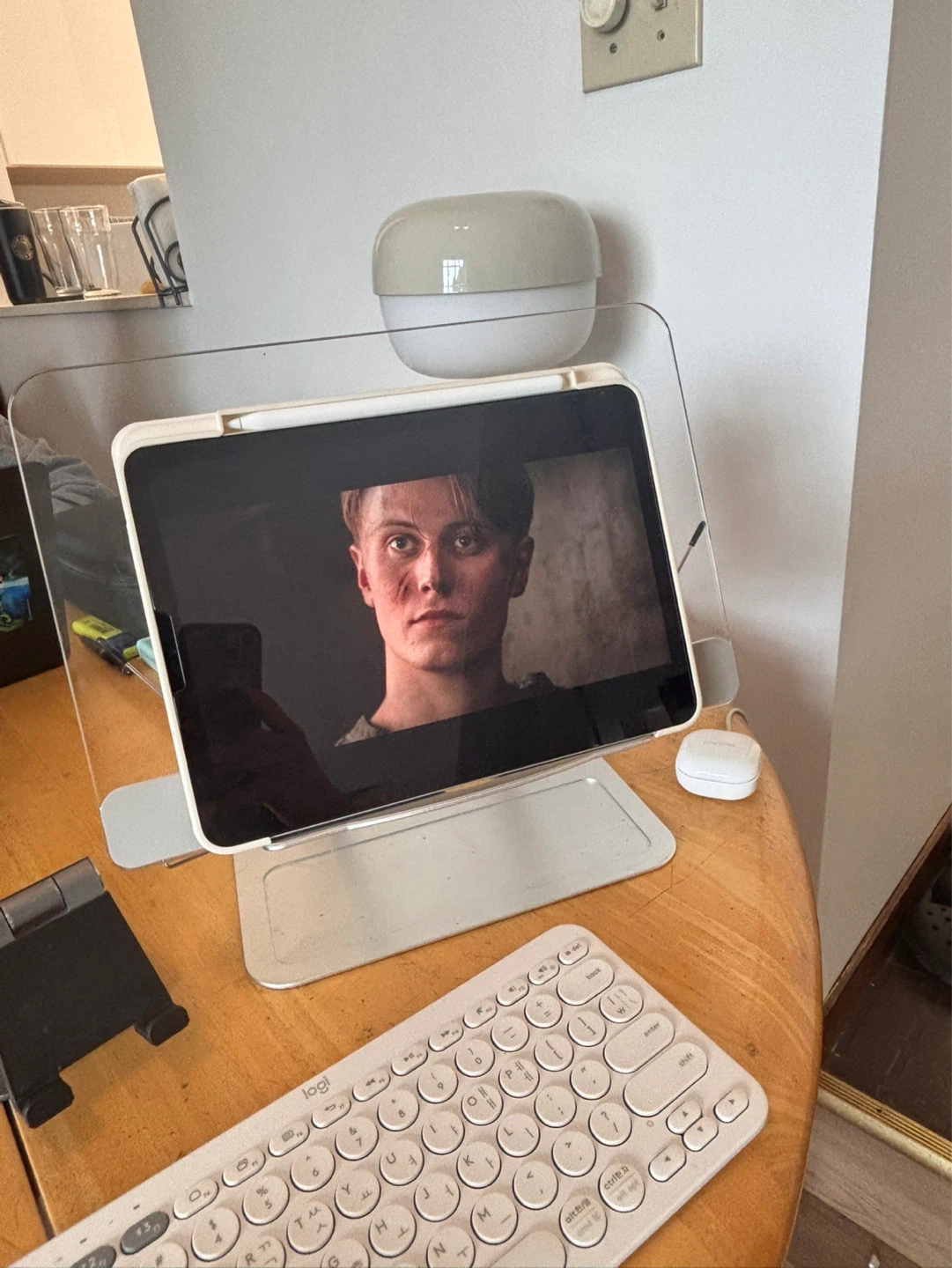 Laptop Stand (Transparent/Silver) - $15