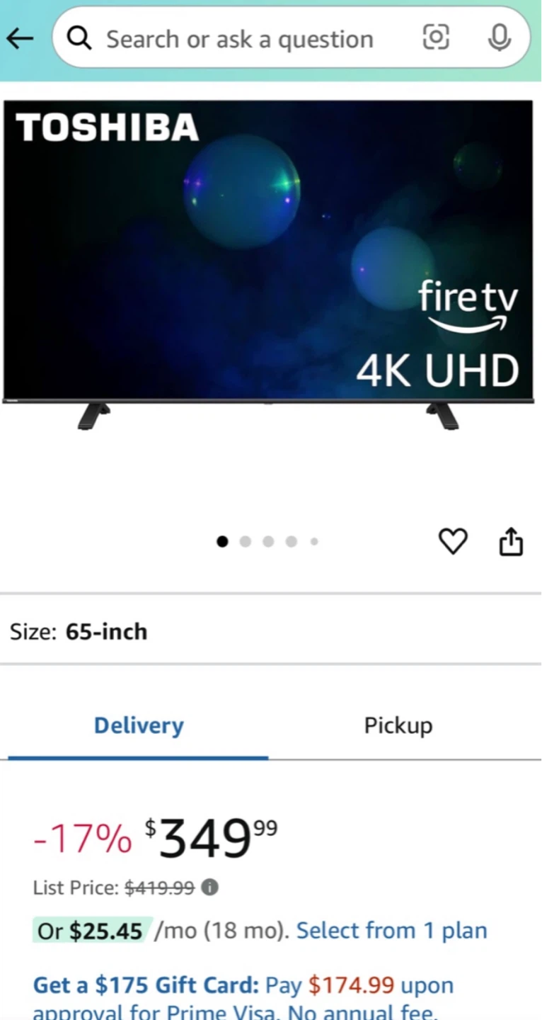 Toshiba 4K UHD Fire TV - 65-inch - photo 2