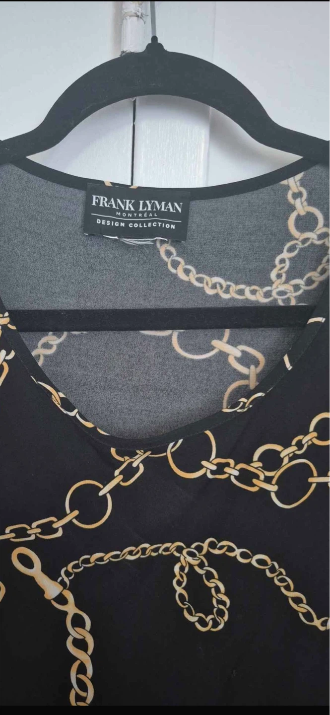 Frank Lyman Montreal Black Chain Print Blouse - photo 3