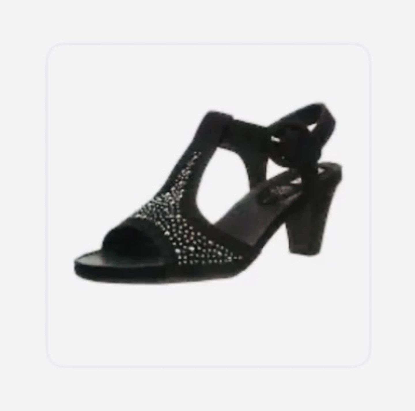 Ara Black Suede Wedge Sandals, US 7  👡🥰💗