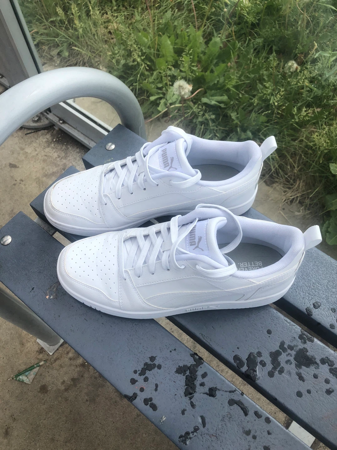 MENS Puma White Sneakers Size 9 - photo 2