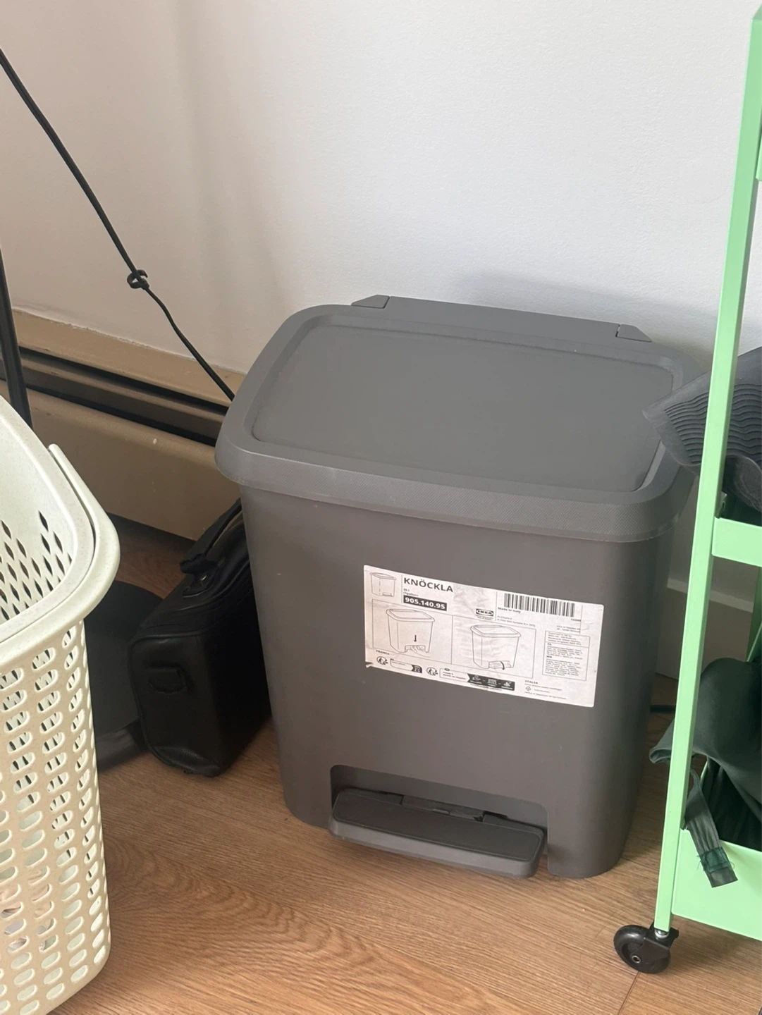 IKEA Trash Can (Charcoal) - $5