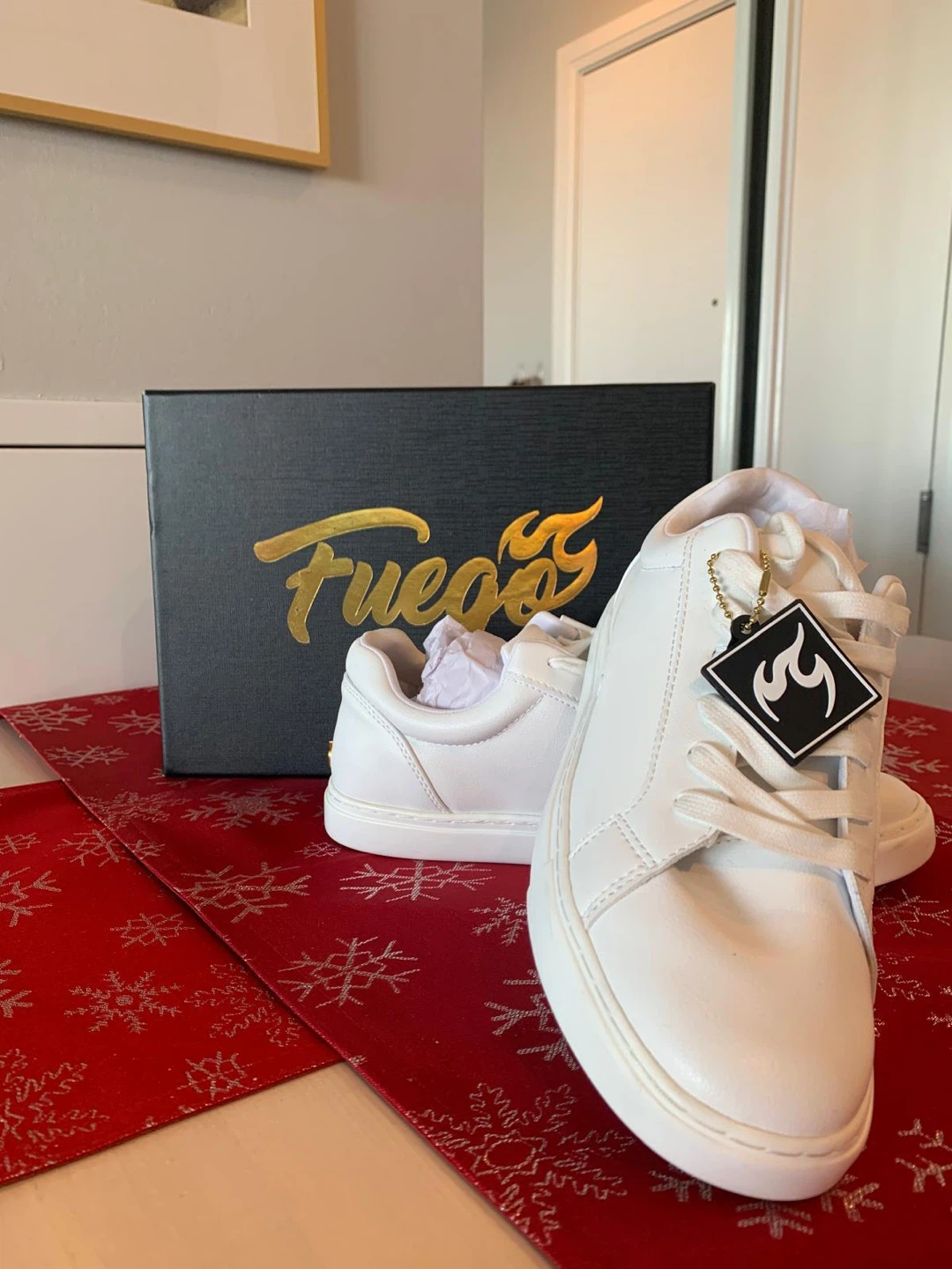 Fuego White Sneakers in Box - photo 4
