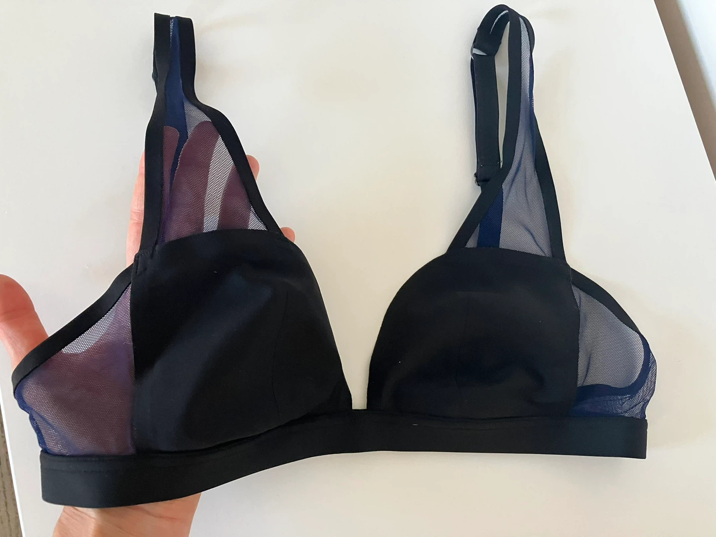 Victoria’s Secret Mesh Bralette and High Waisted Thong Set - photo 2