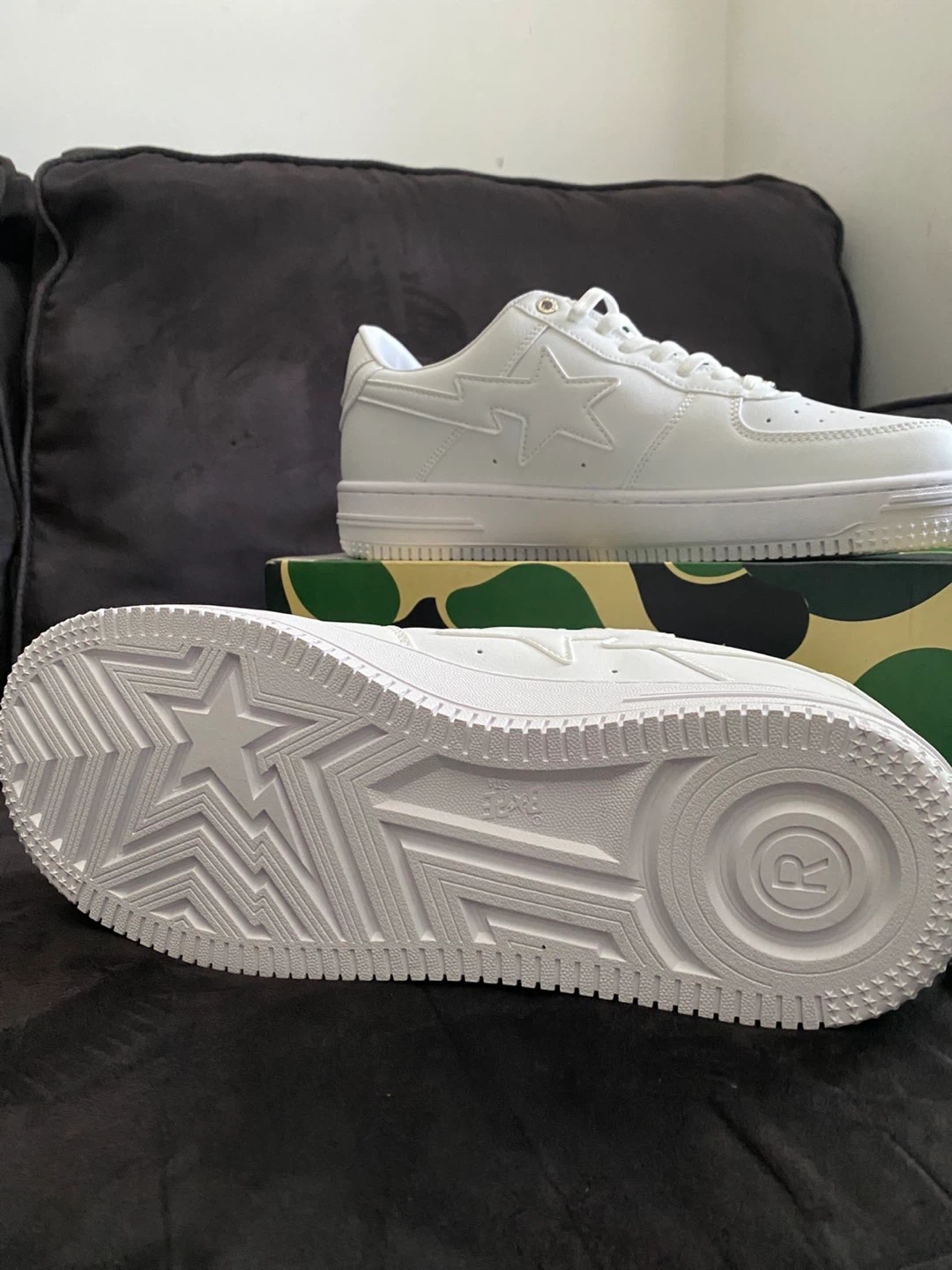 BAPE STA Low White Sneakers - photo 2