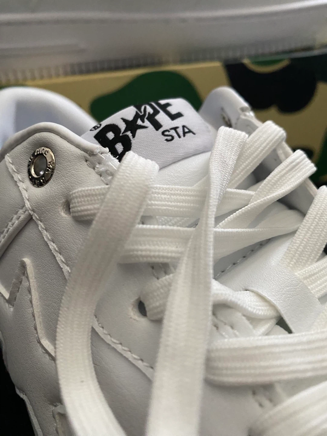 BAPE STA Low White Sneakers - photo 4