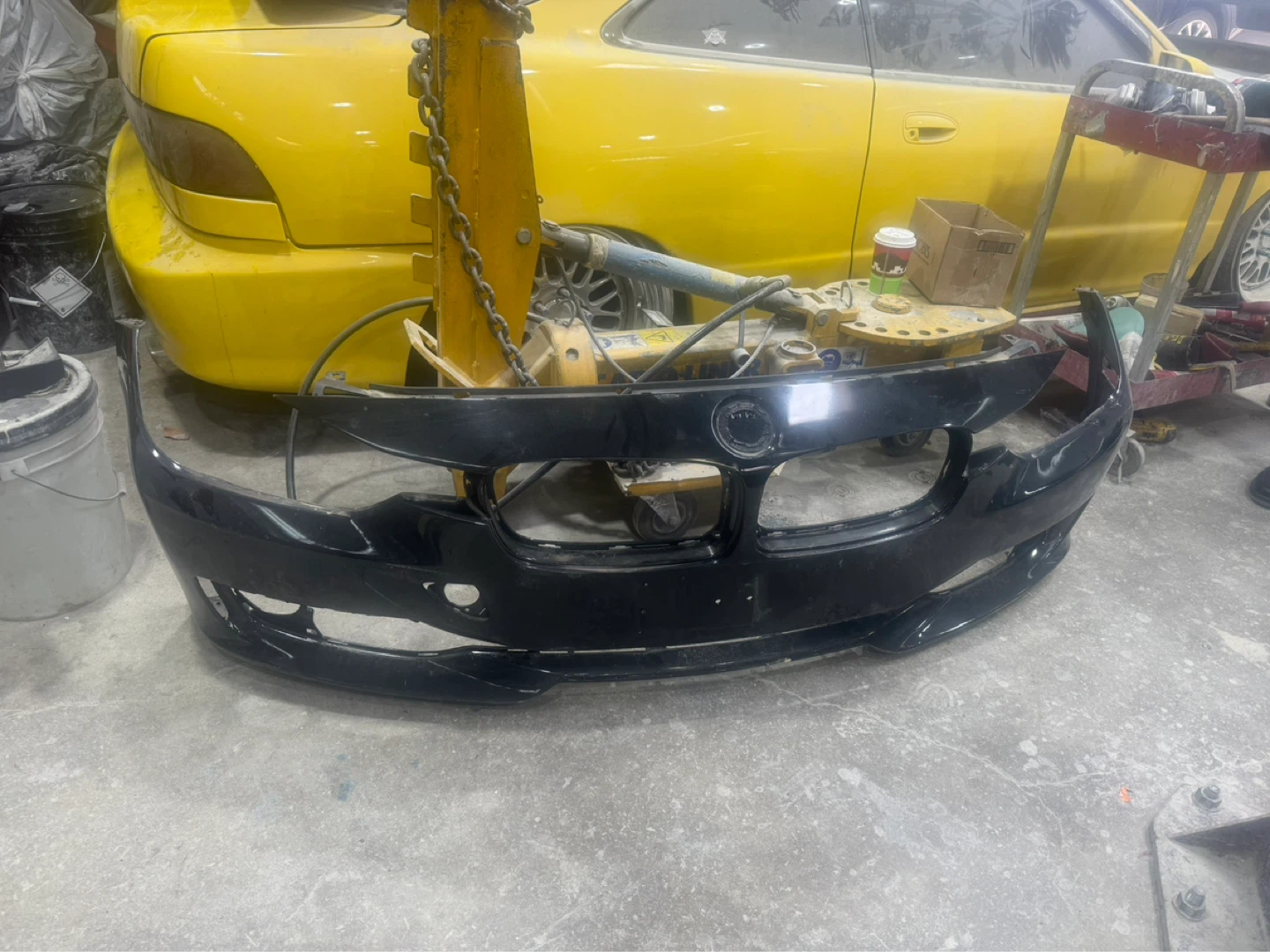 BMW  328 Black Front Bumper - photo 2
