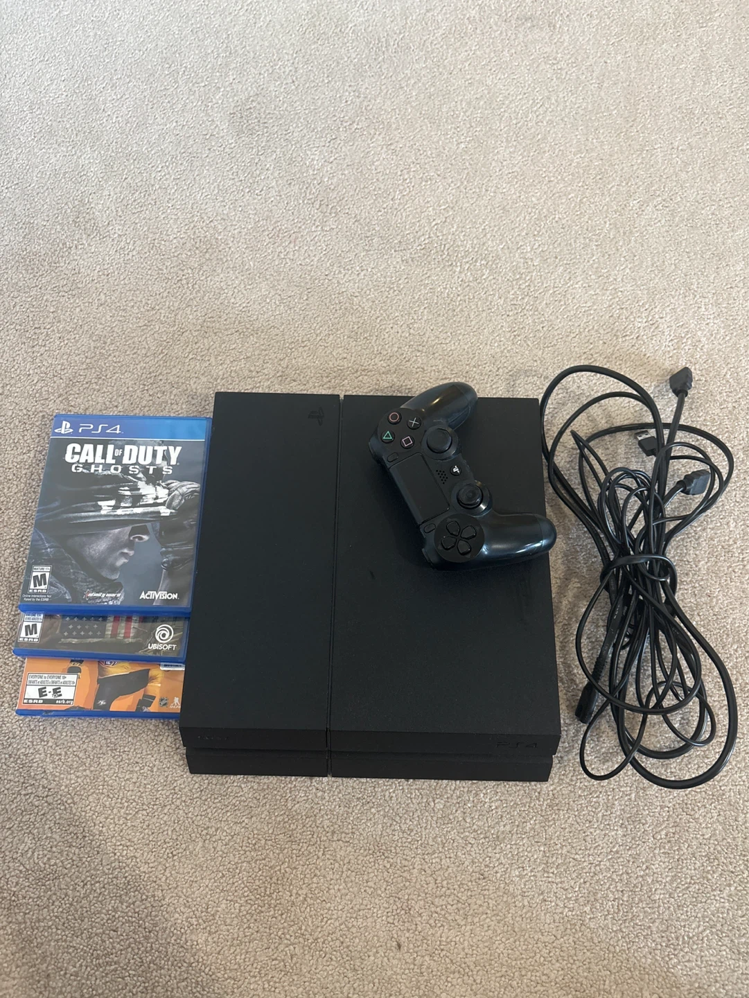 PlayStation 4 Slim Console with Controller and Games