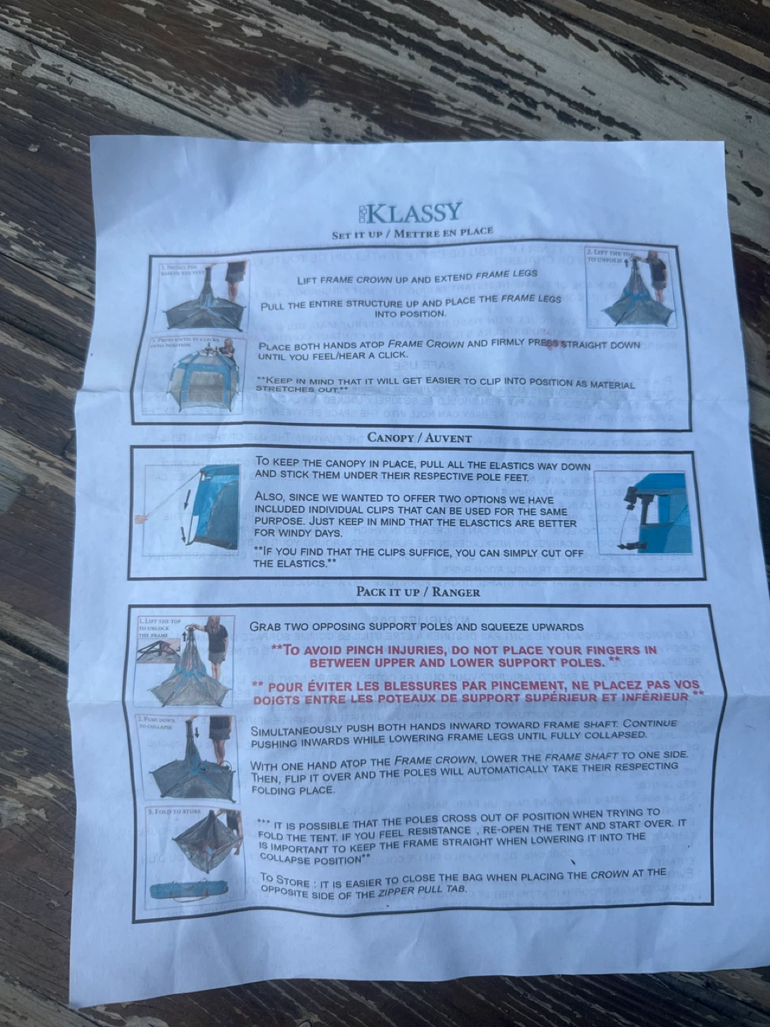 Klassy Blue Pop-Up Tent - photo 2