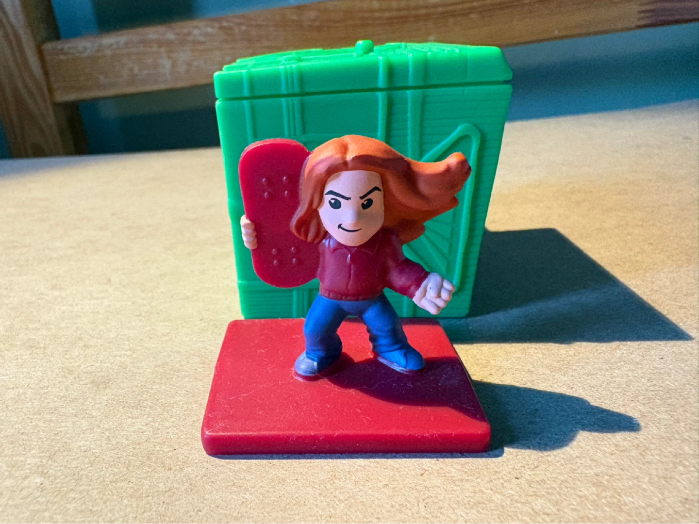 Character with Skateboard Toy