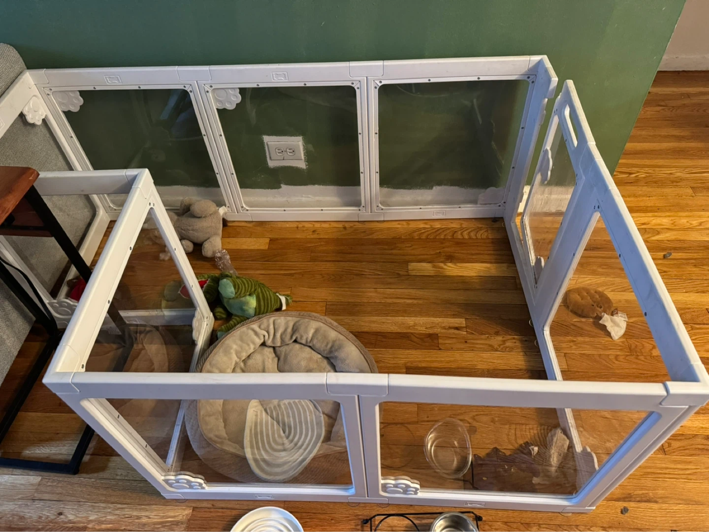 WICHEMI Acrylic Dog Playpen Indoor 10 Panels - photo 3