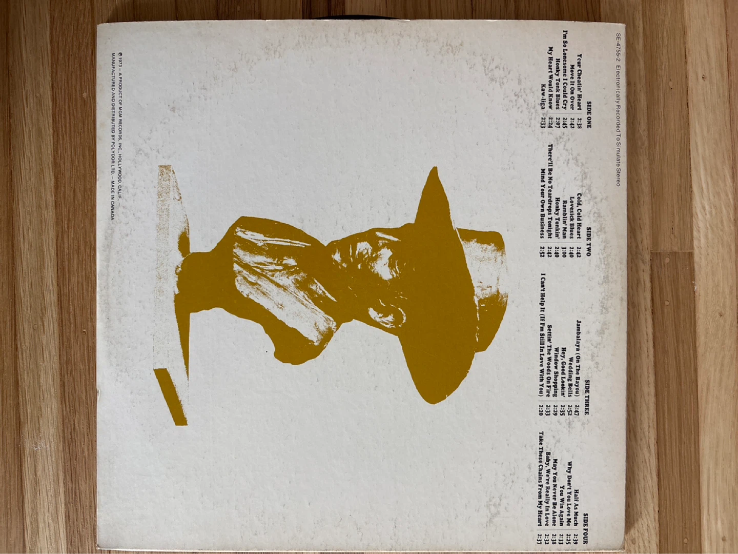 Hank Williams Greatest Hits 24 Song Record Set - photo 4