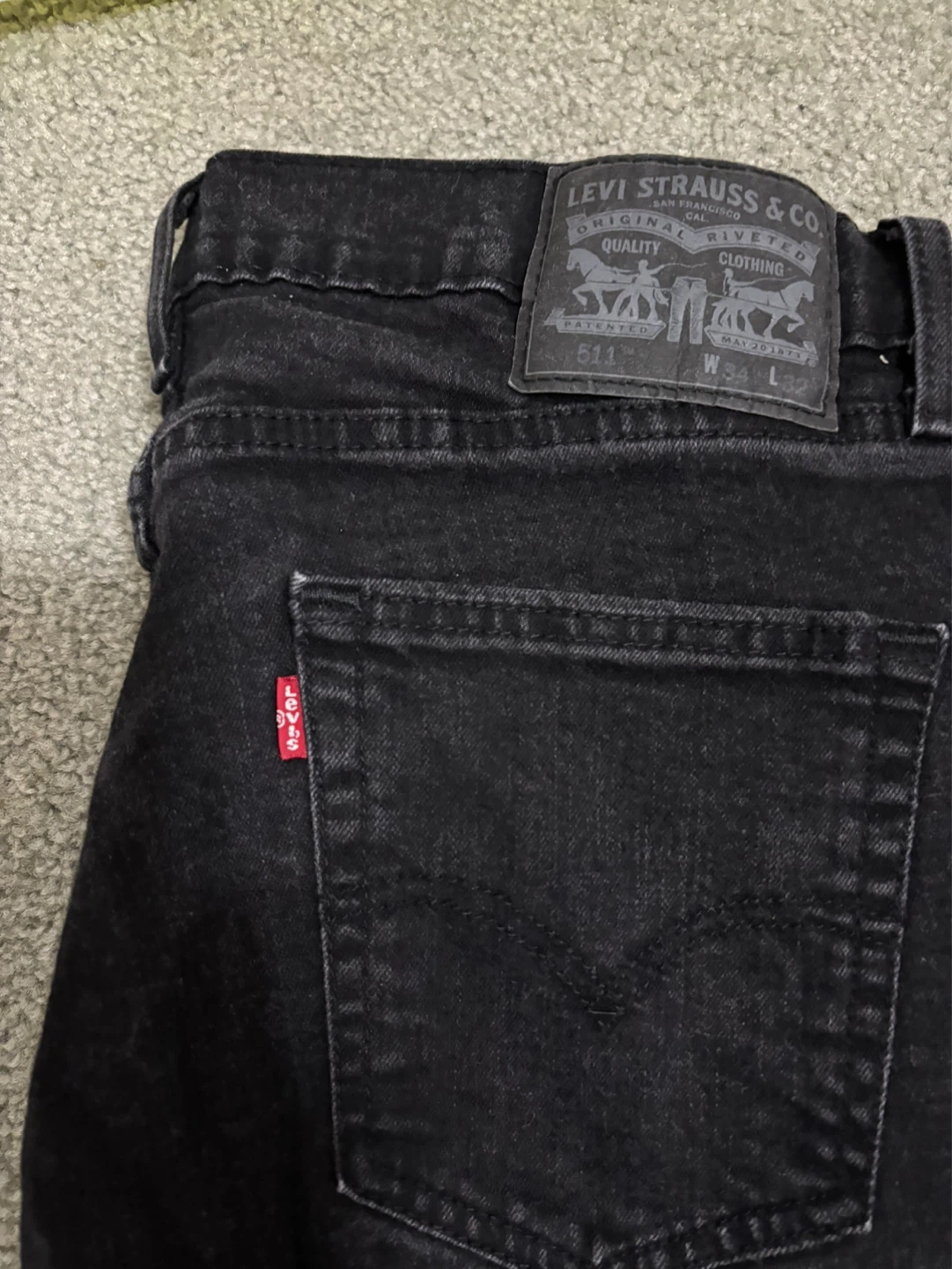 Levi Strauss & Co. 511 Black Jeans - photo 3