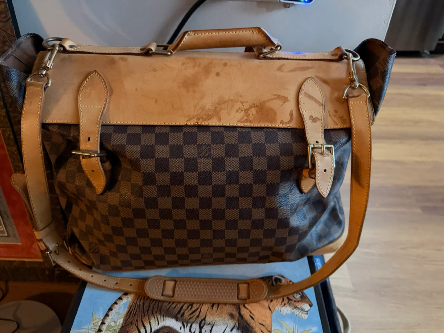 Louis Vuitton Damier Ebene Keepall Bandouliere 55 - photo 2