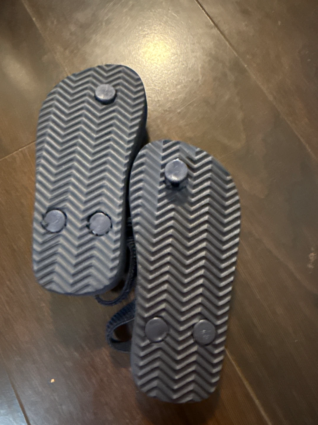 BRAND NEW Navy Blue Dinosaur Flip Flops - photo 2