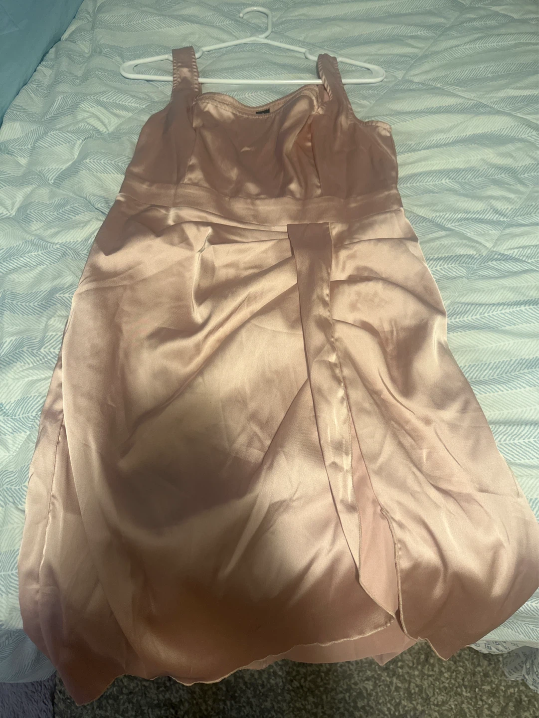 Pink Satin Dress