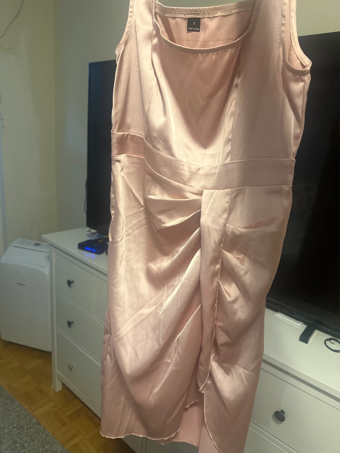 Pink Satin Dress - photo 3
