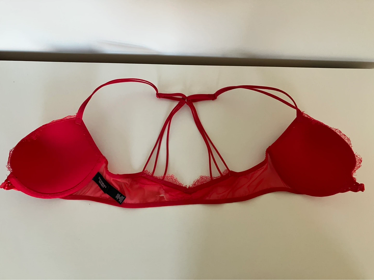 Victoria's Secret Red Lace Bra Set - photo 5