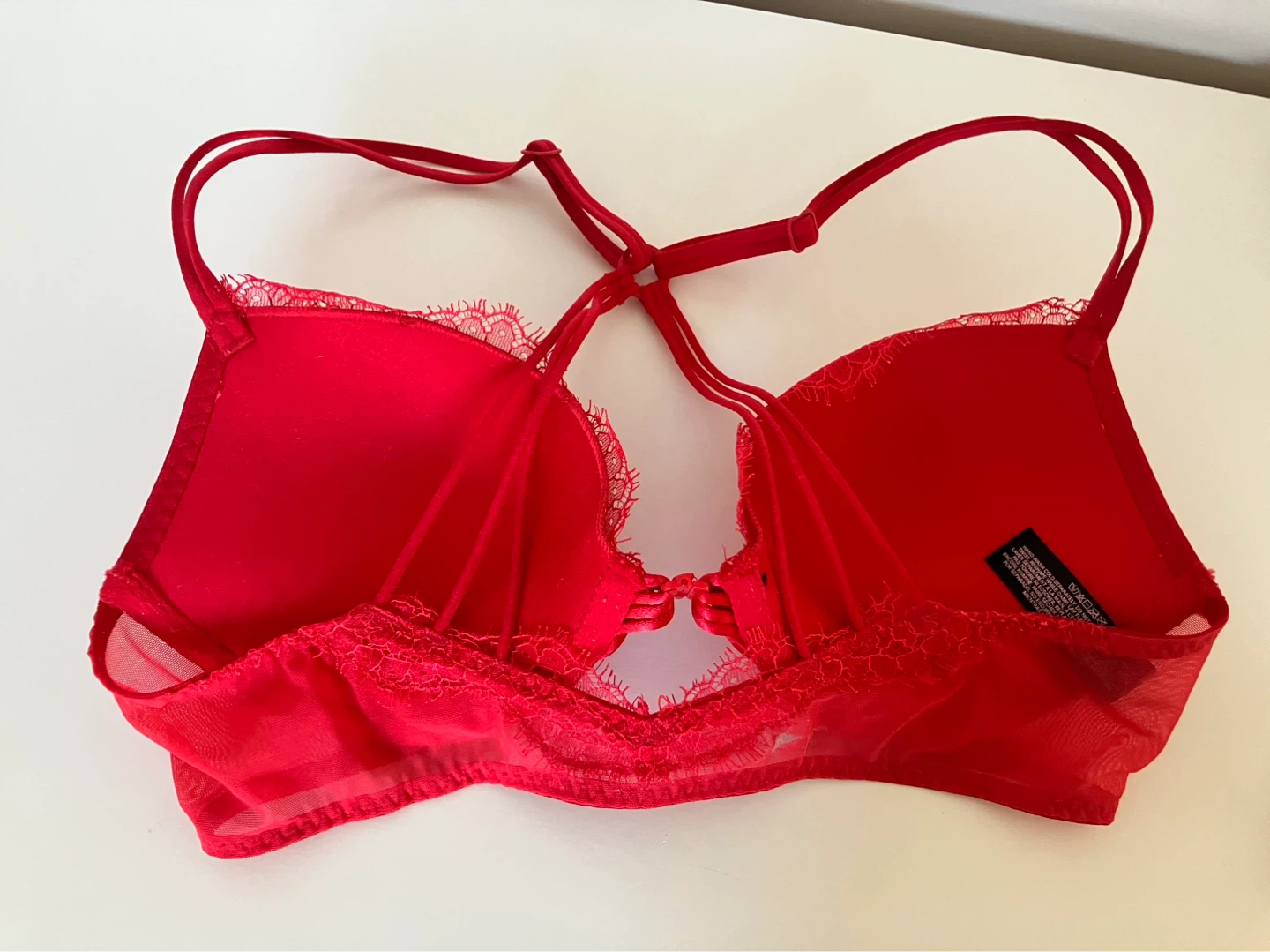 Victoria's Secret Red Lace Bra Set - photo 4