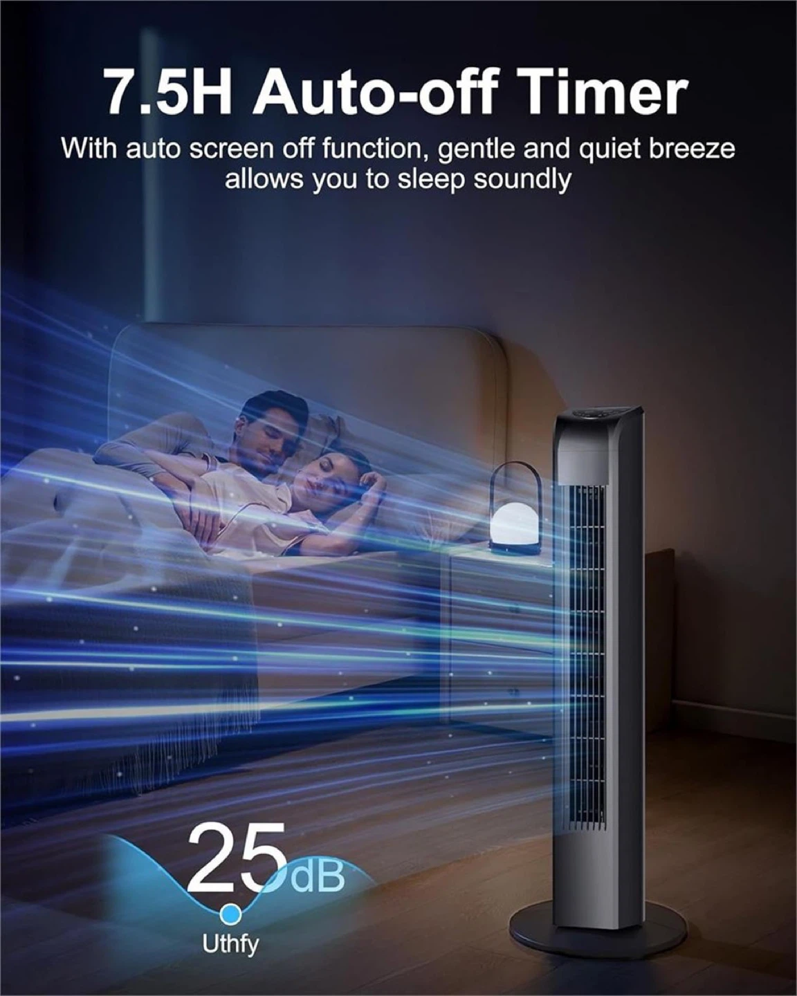 NEW 36'' 3-Speed Oscillating Tower Fan - photo 3
